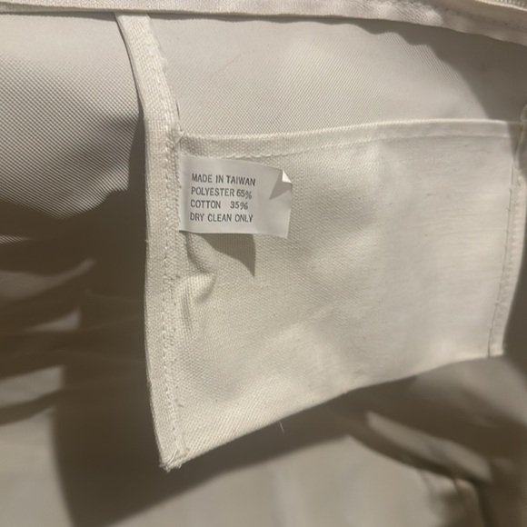 Giorgio Beverly Hills Yellow/White Striped Tote Bag - Picture 10 of 12